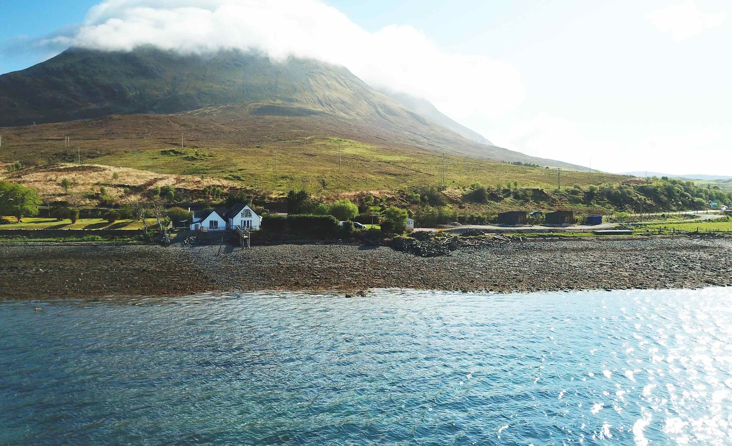 Enjoy stunning sea and mountain views at The Boathouse luxury self catering accommodation